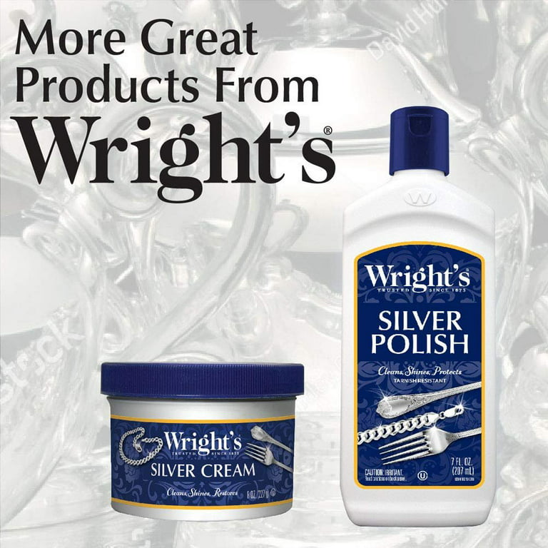 Wright's All Purpose Brass Polish 8 oz Copper Bronze Chrome Pewter USED
