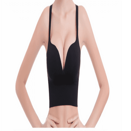 

Huyghdfb Women Super Soft Sports Bra Push Up Seamless Adjusted-Straps Bras