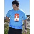 thumbnail image 2 of Independence Usa Emblem Tie Dye Cyclone Men -Image by Shutterstock, Male XX-Large, 2 of 4