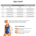 thumbnail image 3 of Yajing One Piece Swimsuit Women Trendy Swimsuit For Women Deep V Neck Patchwork Monokini Comfy Breathable Bathing Suits Orange L, 3 of 4