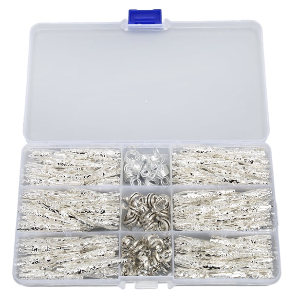Cuentas para rastas de pelo NikouMX Anillos para trenzar el cabello joyería para rastas