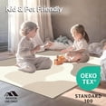 thumbnail image 4 of ODIKA 5'x7' Machine Washable Non-Slip Area Rug, Minimalist Beige High Traffic Rug, Beige, 1041969, 4 of 5