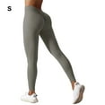 thumbnail image 3 of Minnieouse Leggings elásticos Push Up para mujeres entusiastas del Fitness mallas de gimnasio Push Up Fitness Leggings Mujer Prendas para la parte inferior del cuerpo Gris S, 3 of 6