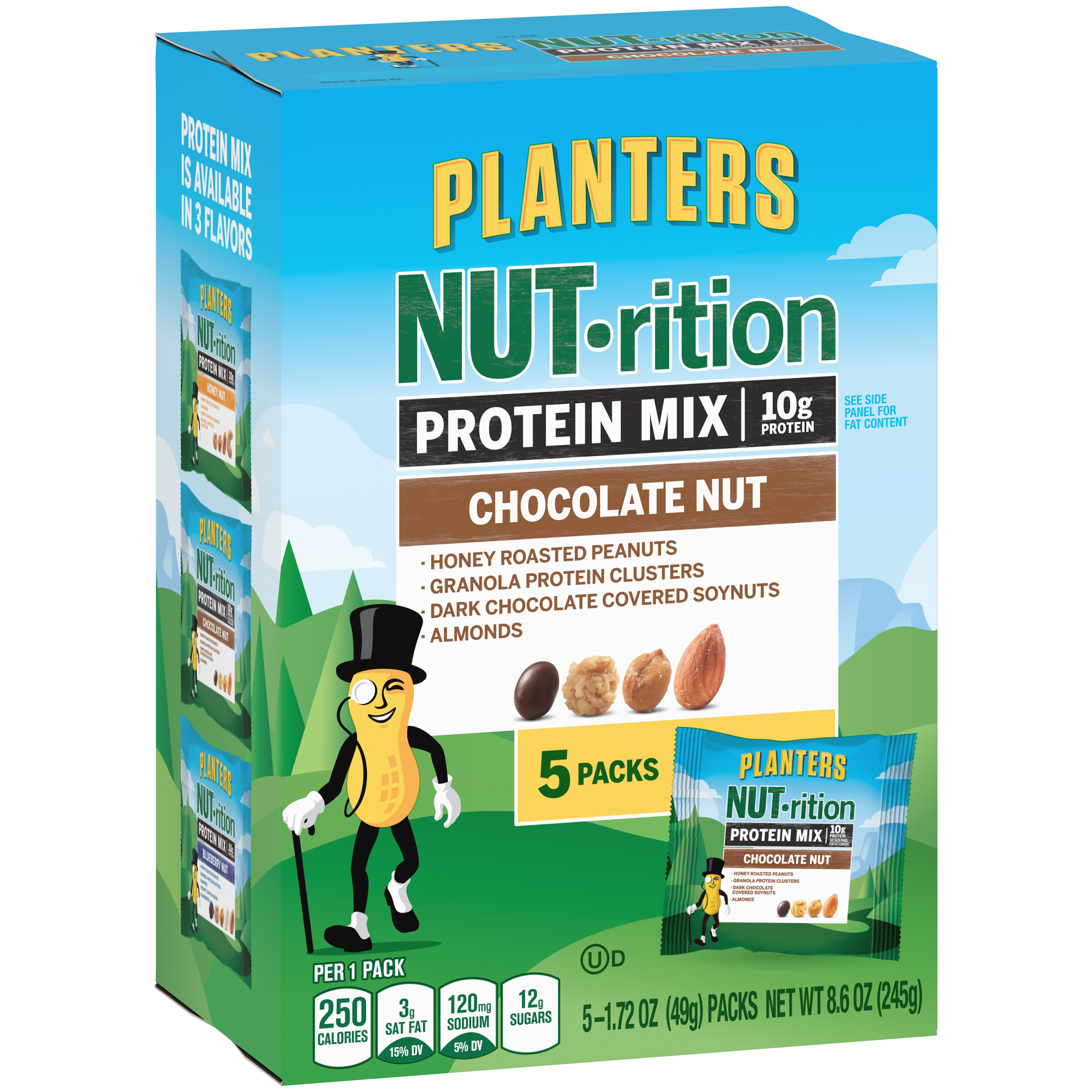 Planters NUTrition Chocolate Nut Protein Mix 5 1.72 oz Bags