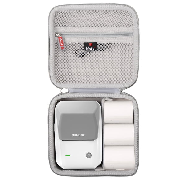 Funda rígida Mchoi para impresora de etiquetas NIIMBOT B1/B21, 16 x 15 x 8 cm