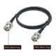 thumbnail image 2 of BNC Male To BNC Male RG58 Coaxial Adapter Cable, Cable Length:10m BNC Male To BNC 10m, 2 of 4