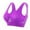 Purple_#01_#820a, variant on Fabrcox Wireless Sports Bras for Women Back Breathable Bralettes S-5xl Plus Size Basic Full Coverage Workout Fitness Unpadded Bras White XL