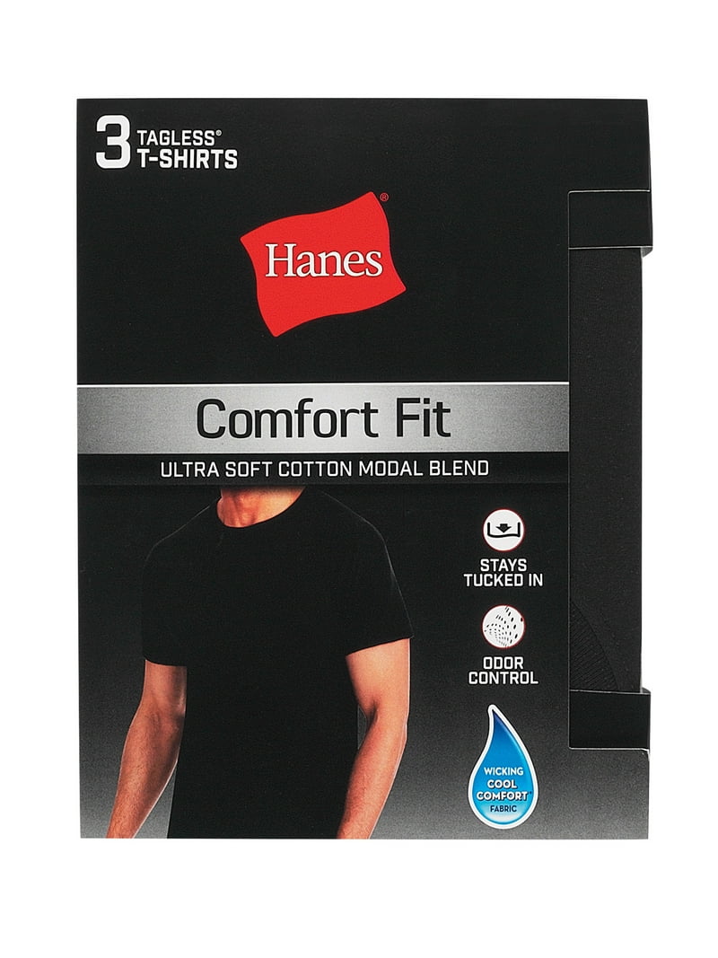 トップス vaultroom x Hanes 3Pack Tee / BLK Hanes T-Shirt Undershirt, 3-Pack, Comfort Fit Ultra Soft, Men's