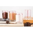 thumbnail image 2 of 1 PACK Measuring Cup Shot Glass 3 Ounce/90ML Liquid Heavy Glass Red Scale, 2 of 5