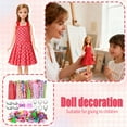 thumbnail image 2 of 11.8in Doll Clothes and Accessories Set, 32 Piece Variety Fashion Outfit Collection, Mix and Match Doll Apparel with Shoes, Gear for 12 Inch Figures, 2 of 6