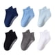 thumbnail image 1 of Zhuge Calcetines antideslizantes para niños, transpirables y suaves, uso diario, serie oscura, 6 pares, Código M, 1 of 5