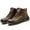 Brown, variant on Tanleewa Work Boots for Men with Steel Toe Waterproof Non-Slip Safety Outdoor Shoe Size 7.5
