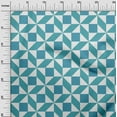 thumbnail image 2 of oneOone Cotton Silk Fabric Triangle|Parallelogram & Square Geometric Decor Fabric Printed BTY 42 Inch Wide, 2 of 4