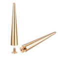 thumbnail image 1 of Unique Bargains 10x55mm Screw Back Rivets Solid Leather Studs Gold Tone 15 Sets, 1 of 5