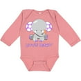thumbnail image 3 of Inktastic Little Peanut Cute Baby Elephant Boys or Girls Long Sleeve Baby Bodysuit, 3 of 5
