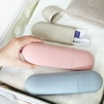 thumbnail image 1 of unbranded 4Pcs Simple Design Toothbrush Containers for Business Trips Prevent Brush Deformation Plastic, 1 of 8