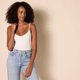 thumbnail image 3 of Pack de 4 Remeras Amazon Essentials Slim Fit con Escote en V para Mujer, Talle L, 3 of 7