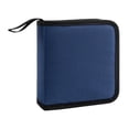 thumbnail image 1 of Estuche de almacenamiento para CD y DVD, soporte para discos, capacidad de 40, funda compacta, portátil, fácil de almacenar, bolsa para CD de tela Azul, 1 of 8