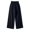 thumbnail image 5 of Generic Girls Sweatpants Baggy Barrel Pants Teen Wide Leg Open Bottom Casual Drawstring Soft Sweat Pant Straight Leg Joggers Pockets, 5 of 8