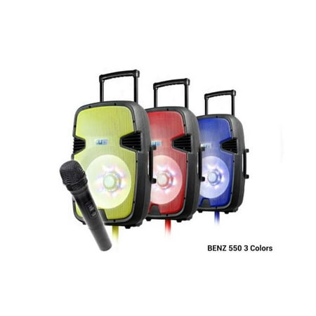 Gli Benz 552 15 In Rechargeable Ed Active Speaker With Stand Gli Benz 552 15 In Rechargeable Ed Active Speaker With Stand Mic Yellow