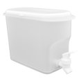 thumbnail image 2 of Lishi Large Capacity 3.5L White Water Container with Faucet - Durable and Reusable, 2 of 20