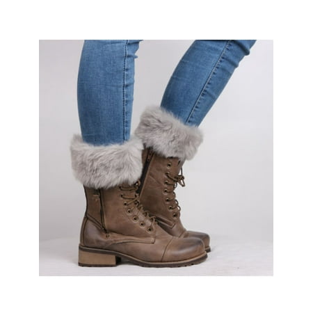 

Women Knitted Fashion Boot Cuff Socks Woolen Fur Boot Leg Warmer Toppers Ladies Winter Warmer Foot Wrist Warm Socks Tops