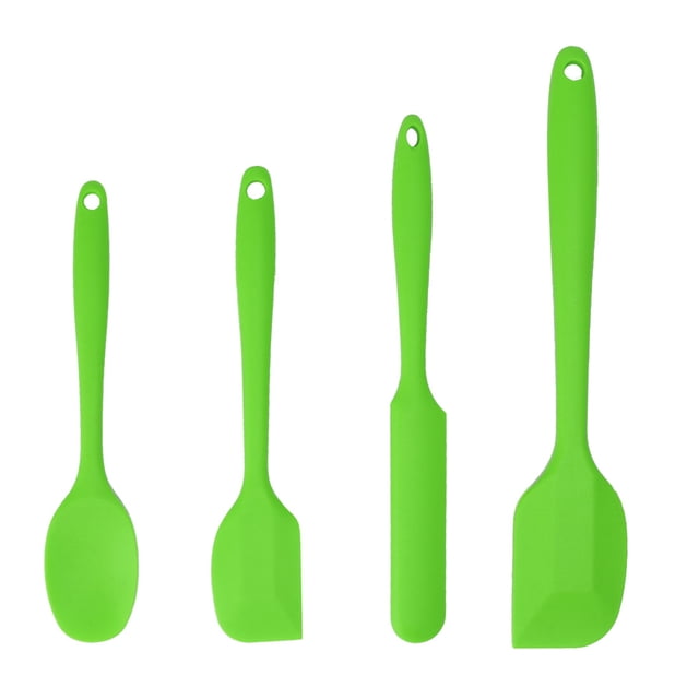 Juego de Espátula de Silicona Unique Bargains 4uds Calor Resistente Verde