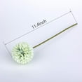 thumbnail image 2 of Artificial Flowers, 10 Pcs Fake Silk Hydrangea Heads Bridal Wedding Bouquet Home Garden Party Table Centerpieces Decoration (Green), 2 of 5