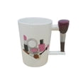 thumbnail image 1 of Injueey Taza de cerámica, herramientas para niñas, Kit de belleza, mango pintado, té, café, negocios, hogar, vasos, taza de leche, juegos Juegos de servir café y té Mango de bolígrafo rubor 301-400ml, 1 of 6