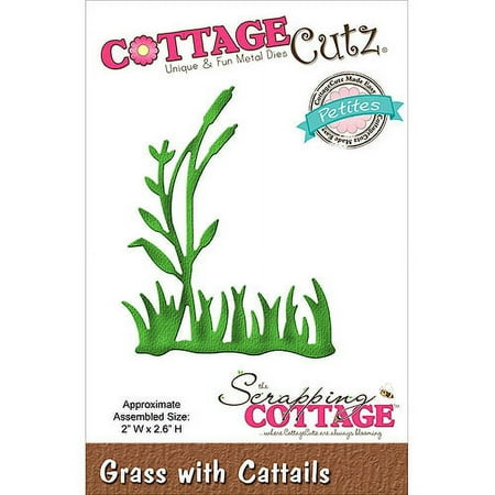 CottageCutz Petites Die 2"X2.6"-Grass W/Cattails