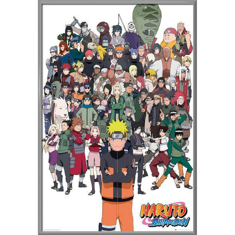 Naruto Shippuden - Framed TV Show Poster / Print (All Characters
