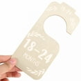 thumbnail image 2 of LAMIRO 8 pcs Wood Baby Closet Dividers Baby Garment Size Dividers Baby Clothing Hanger Dividers, 2 of 6