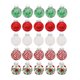 thumbnail image 2 of 25x Suministros de adornos para árboles de Navidad Decoraciones para árboles de Navidad Adornos para el hogar Bola de decoración para bodas Granja A Gloria Colgante Bola de Navidad, 2 of 5