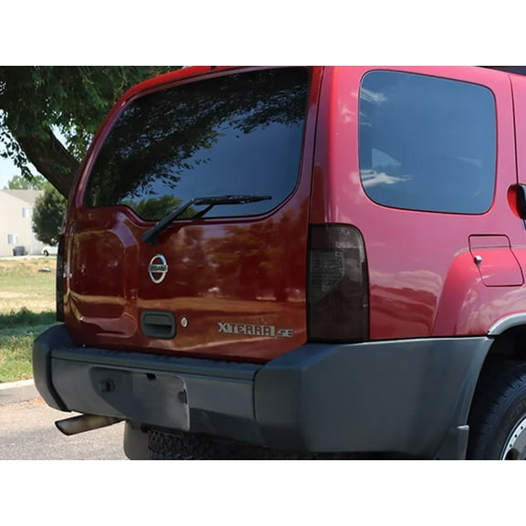 Rvinyl Tail Light Tint Covers Compatible with Nissan Xterra 2002-2004 - Smoke
