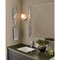 thumbnail image 6 of Moen YB8861CH 90 Degree 1-Light Dual-Mount Bath Bathroom Vanity Fixture with Frosted Glass, Chrome, 6 of 7