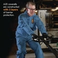 thumbnail image 5 of Ansell KCC 58515 A20 Breathable Particle Protection Coveralls - 2X-Large, Blue (24/Carton), 5 of 6