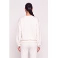 thumbnail image 4 of Women's Rhinestone Drop Shoulder Fleece Lined Sweatshirt, 4 of 4