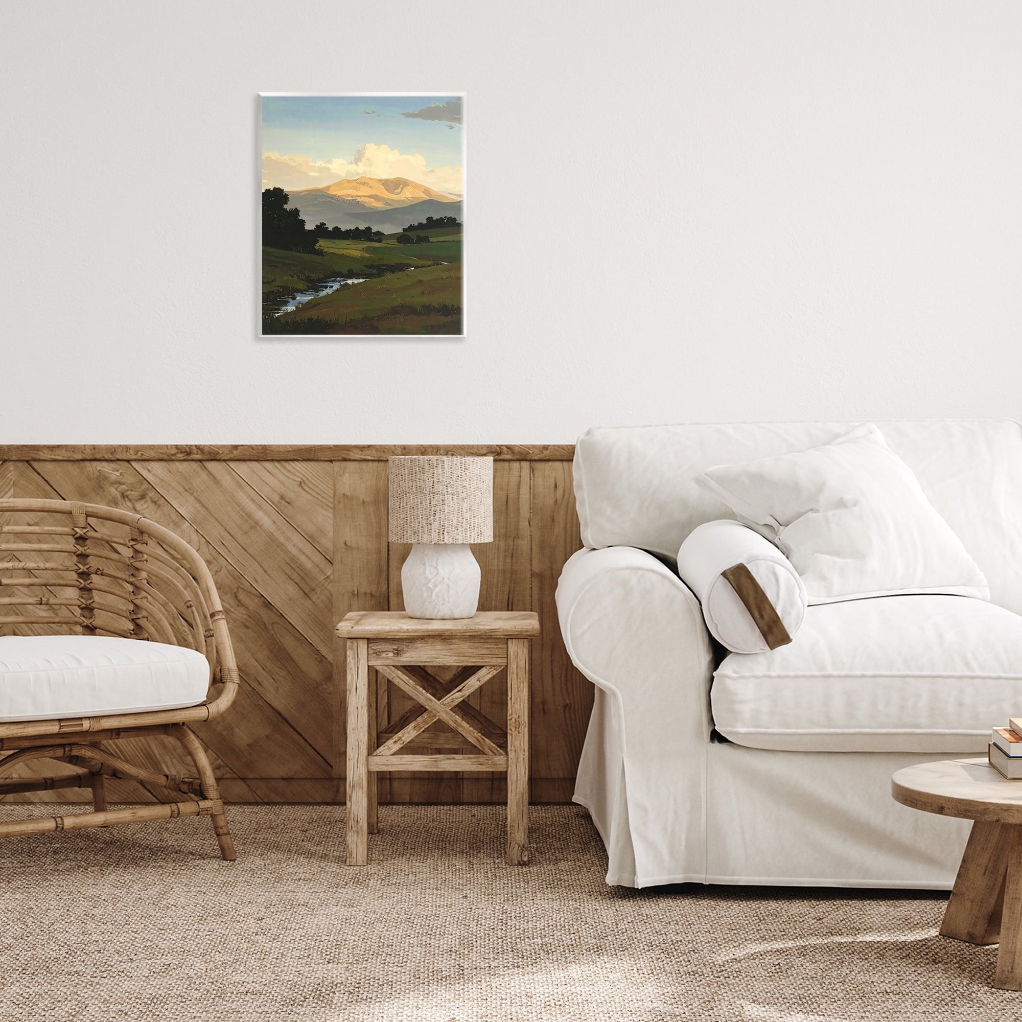 Stupell Industries Across The Valley Nature Wall Plaque Art, design by Alonza Saunders
