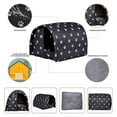 Jadona Cat House for Outdoor Cats in Winter, Thickened Weatherproof