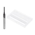 thumbnail image 6 of Uxcell 1/8" Shank 1.6mm x 8.5mm Diamond Film Coated Carbide End Mill CNC Router Bits 5 Pack, 6 of 6