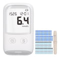 thumbnail image 2 of Kit de prueba de diabetes pantalla LCD con monitor de glucosa en sangre para personas mayores, 2 of 8