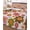 Red, variant on Quilts Queen Size Bedding Set, Bohemia Floral Reversible Summer Quilt 3 Pieces, Vintage Orange Pink Flowers Boho Style Beige Lightweight Bedspreads Coverlets with 2 Pillow Shams for All Seasons