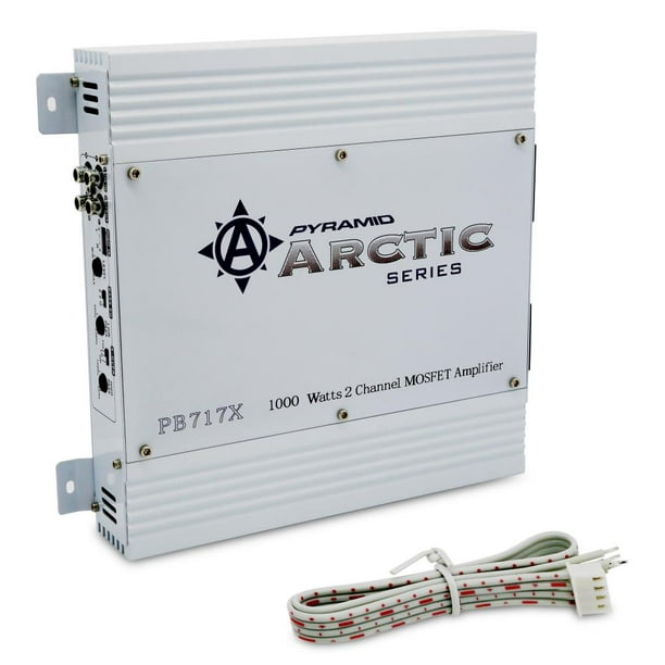 PYRAMID PB717X Amplificateur de Série Arctique de 1000 Watts; 2 Canaux