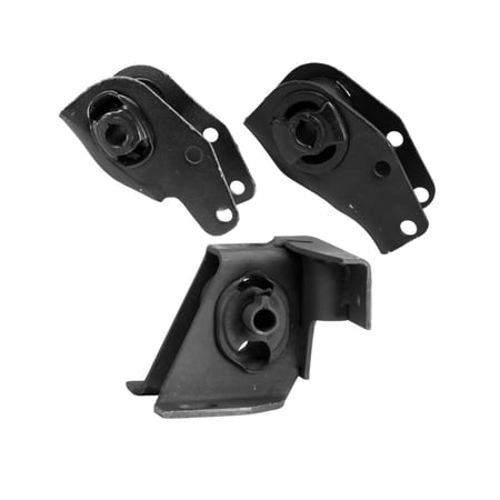 4M Auto Parts Rear Transmission Mount Front Left & Front Right Engine Mounts 3PCS Parts 2339 2326 2325