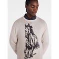 thumbnail image 4 of No Boundaries Western Graphic Oversized Fit Sweater, Men's Sizes XS-5XB, 4 of 6