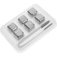 thumbnail image 5 of Square Tool 12 pcs Soda and Cooling Blocks Cubes Tong Rocks Wine Cubs for Chilling Whiskey Practical Stones Drinks Refreezable Storage Cooler Case Home Smooth Simple Beverage Ice Wine Cooler, 5 of 5