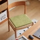 thumbnail image 4 of Cojín de lino, 1 pieza, cojines para silla de comedor, cojín para silla, desmontable y lavable, cojín para silla de casa u oficina, almohadilla de esponja gruesa, diseños de correa antideslizante, alm, 4 of 6