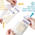 thumbnail image 3 of Organizador De Almacenamiento De Leche Materna, Gran Capacidad, Fuerte Adsorción, Organizador De Almacenamiento Plano Para Congelador De Leche Materna, Acrílico Multifuncional, 3 of 7