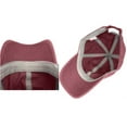 thumbnail image 3 of pxiakgy hats for women solid cotton cap visor simple color women's baseball casual baseball caps red + one size, 3 of 3
