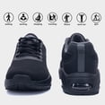 thumbnail image 6 of Ttecon Men's Non Slip Comfortable Running Shoes Gym Cross Training Sneakers Allblack US 7, 6 of 7
